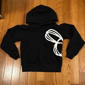 Black TNA/Aritzia Hoodie with White Design on side
